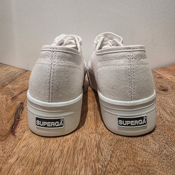 Superga White Sneakers - Picture 2 of 4